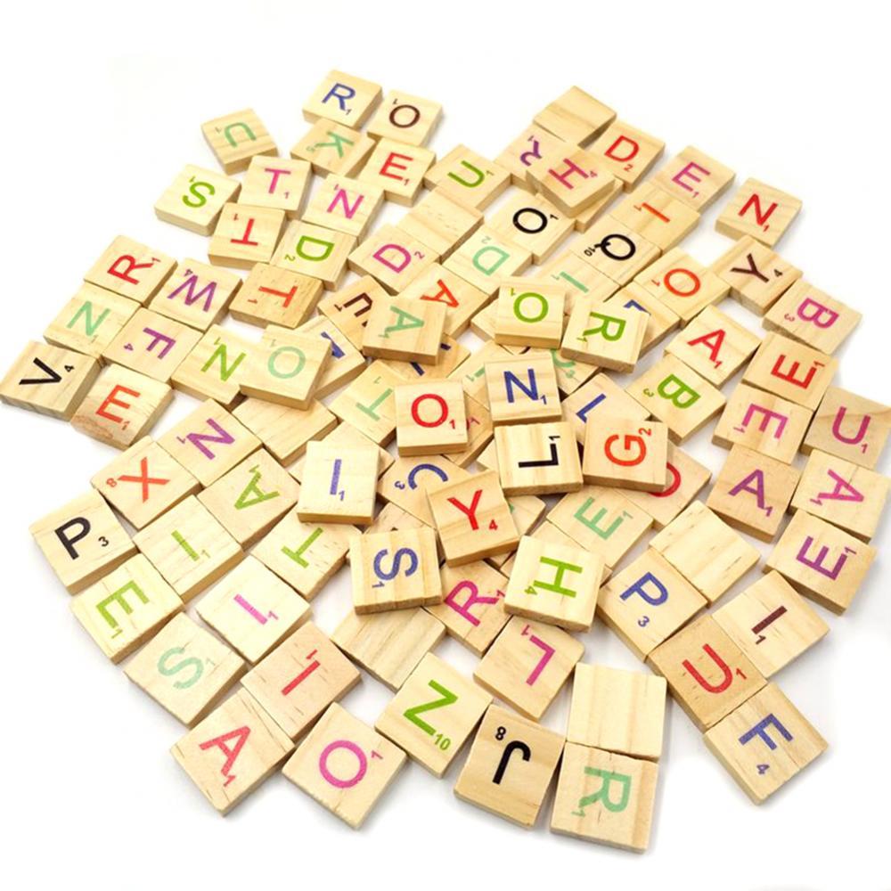 Kids Education Words - 어린이 교육용 나무 언어 장난감, 알파벳
