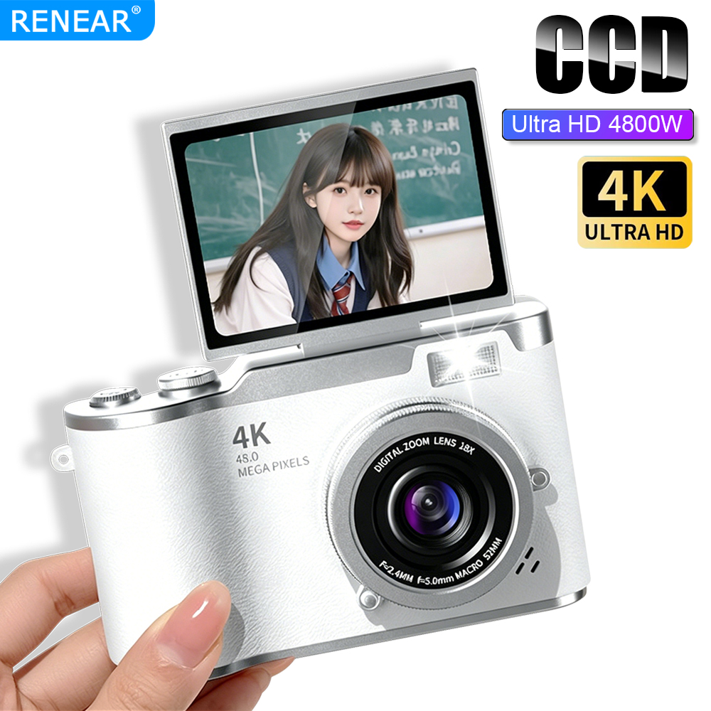 Kids Education News - 휴대용 4K CCD 디지털 카메라 HD