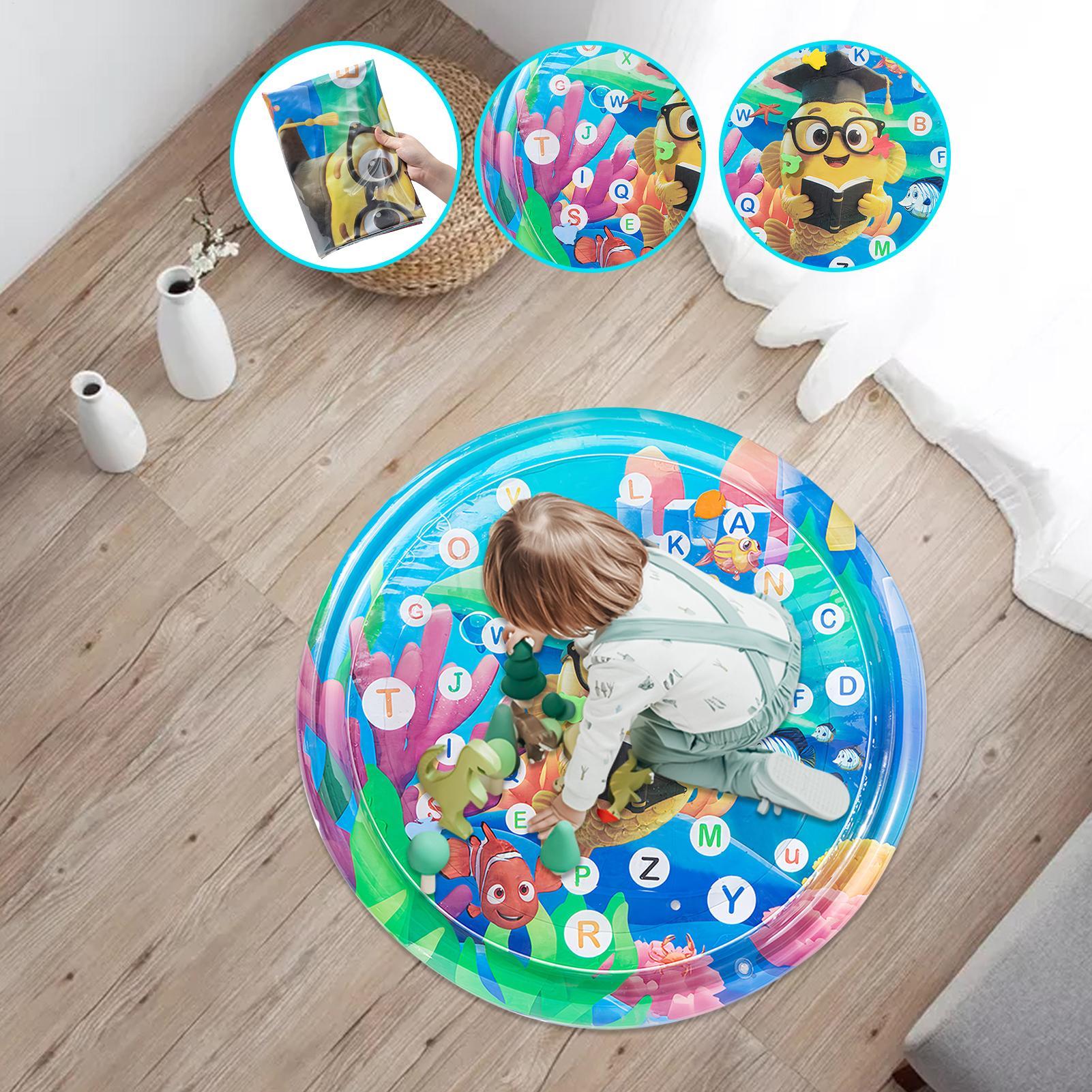 Kids Educational Mat - 105cm 아기 물놀이 매트 PVC 유아용
