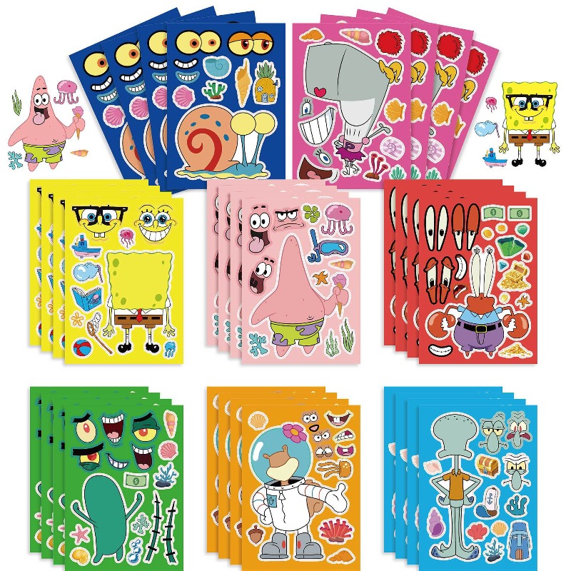 Kids Educational Device - 스폰지밥 스퀘어팬츠 인터랙티브 교육용 직소 퍼즐