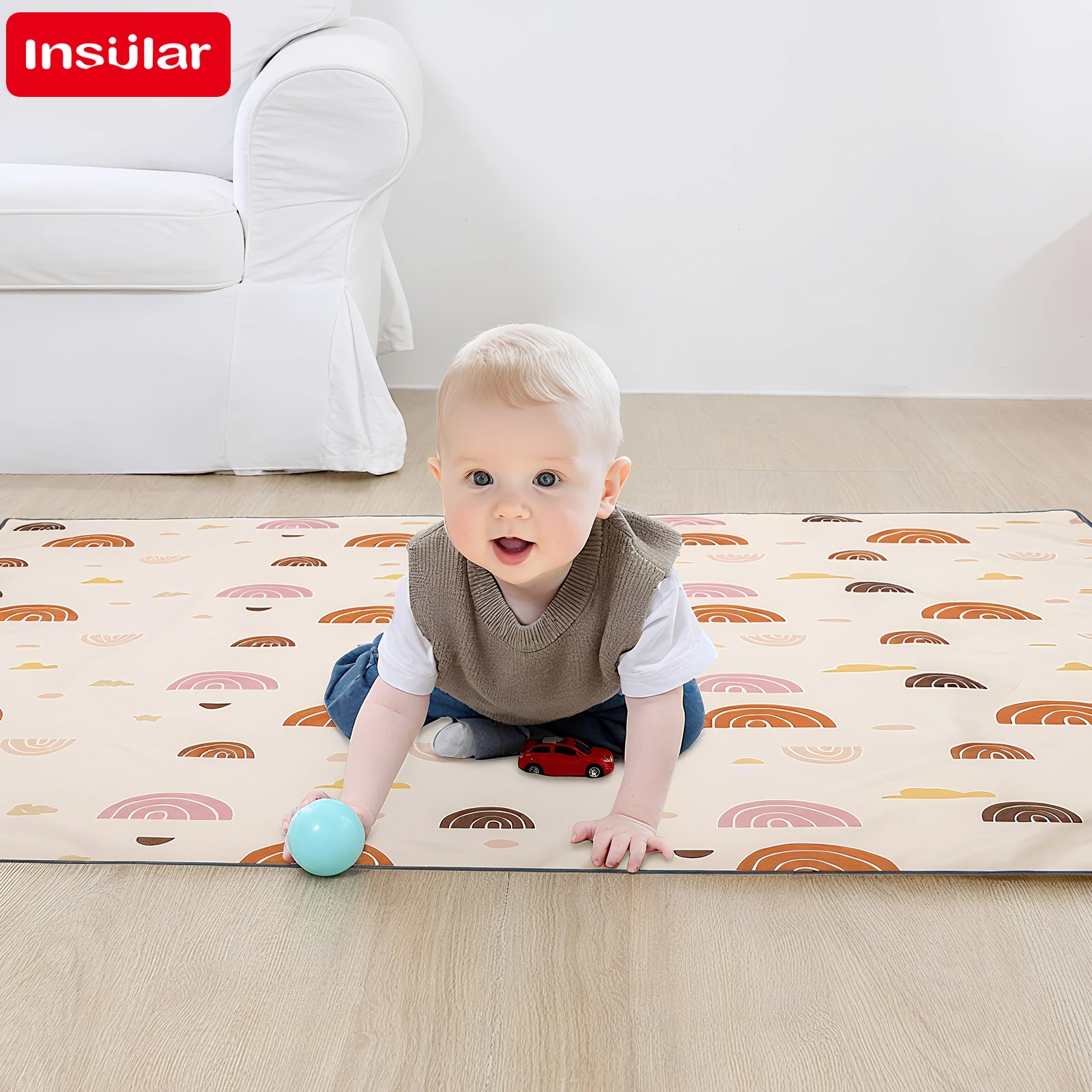 Kids Educational Mat - INSULAR 어린이 교육 매트리스 접이식 아기