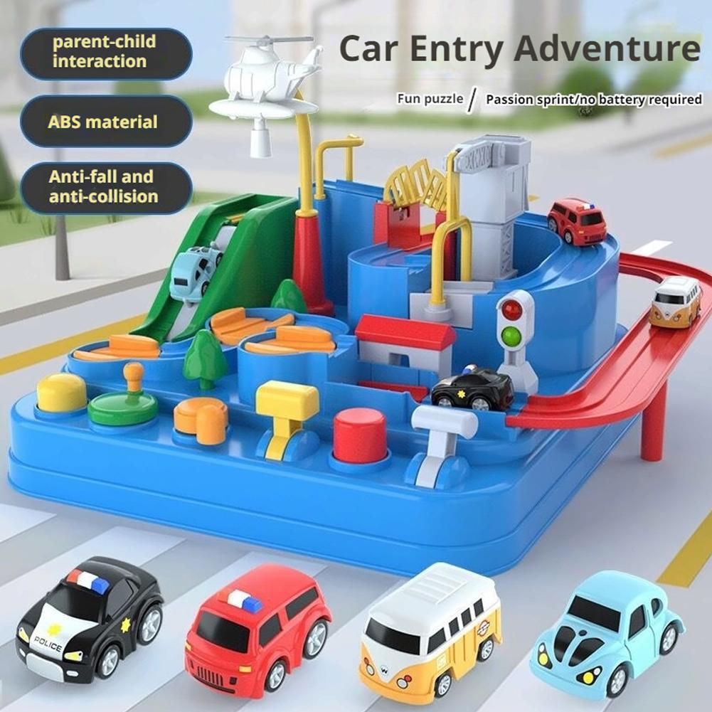 Kids Educational Device - 레이싱 레일카 모델 기차 트랙 어드벤처