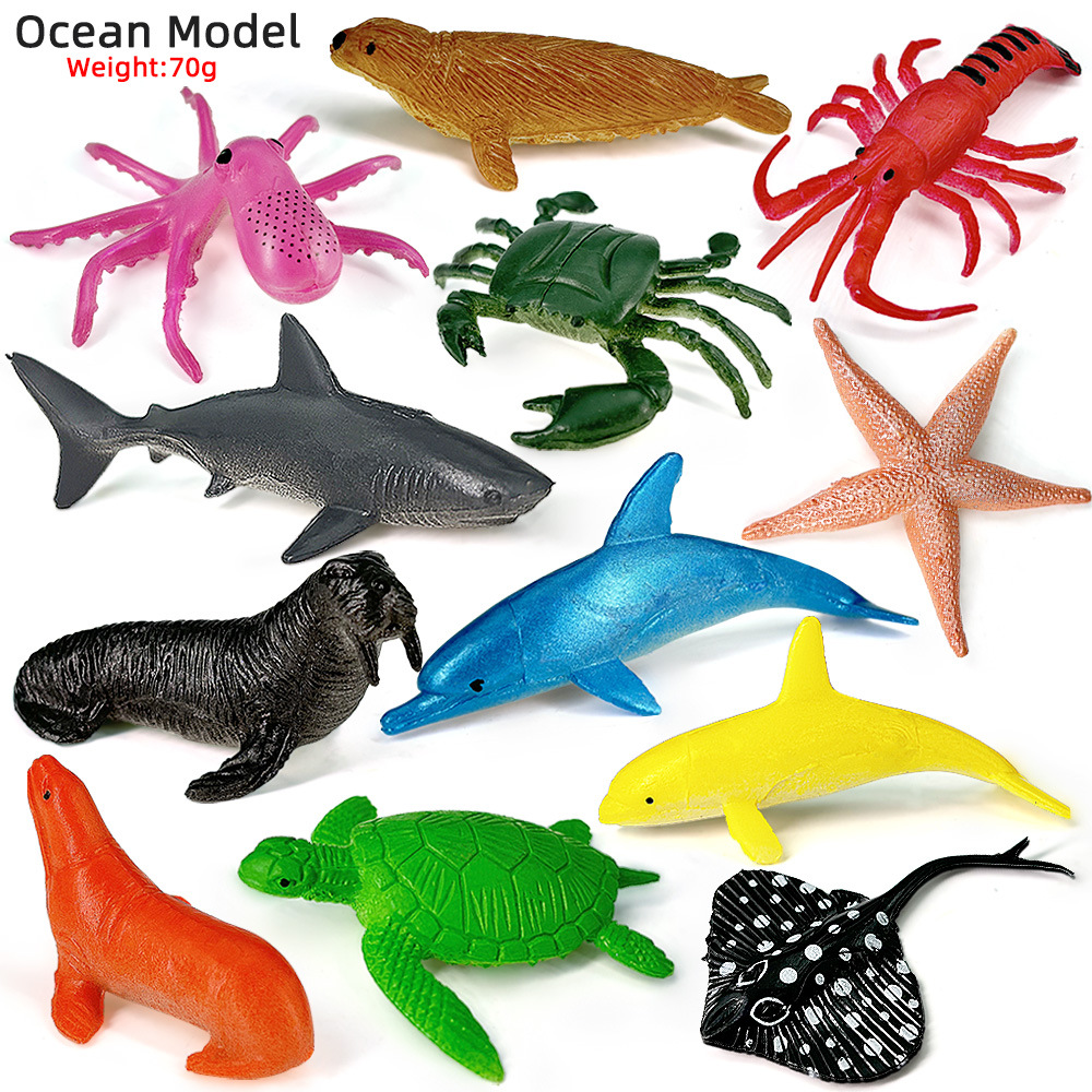 Kids Educational Device - 12pcs 오션 바다 생활 세트 동물