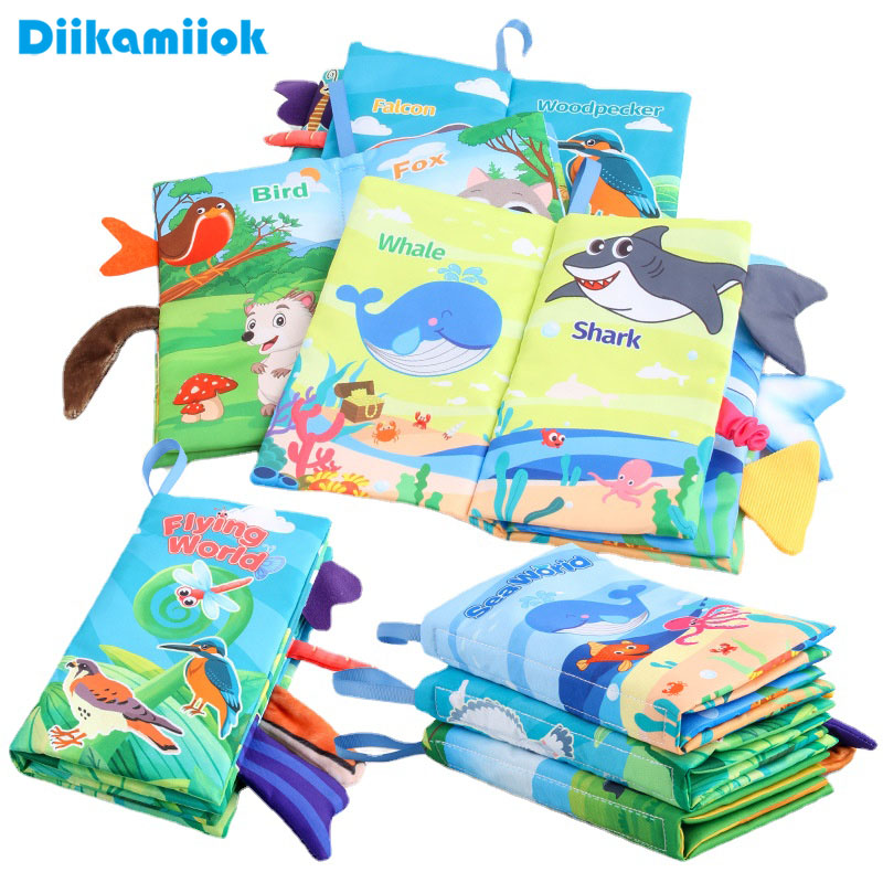 Kids Early Education Books - 새로운 아기 헝겊 책 시각 및