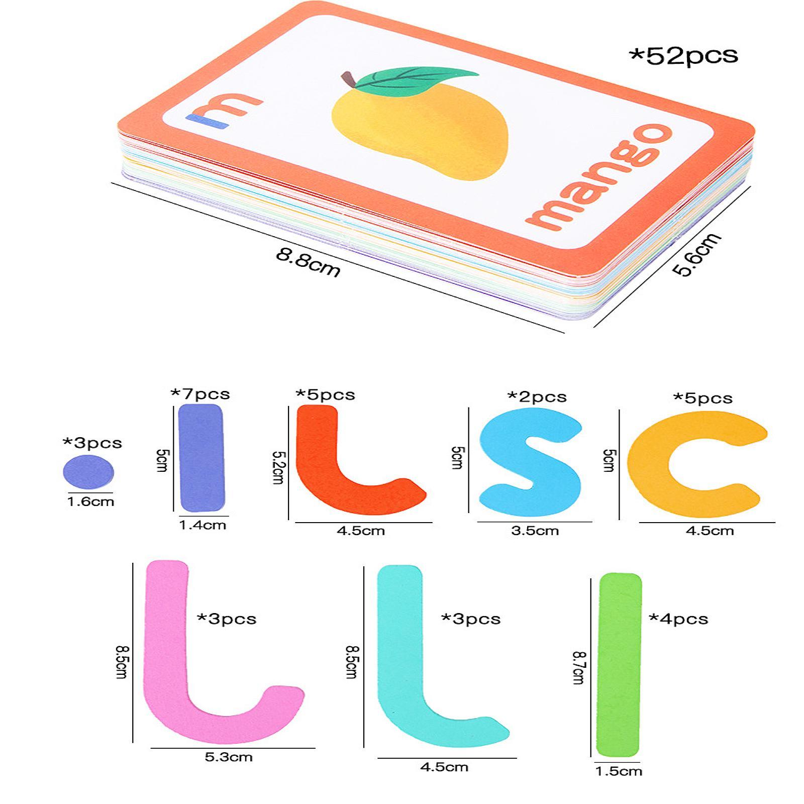 Kids Education Words - 알파벳 플래시 카드 장난감 유아용 튼튼한