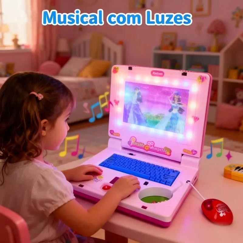 Kids Education Laptop - 미니 노트북 뮤지컬 장난감 노트북 휴대용