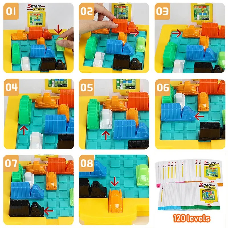 교통체증 논리 게임, 자동차 주차 퍼즐, 교육용 책상  - Kids Nature Education 리뷰 및 가격