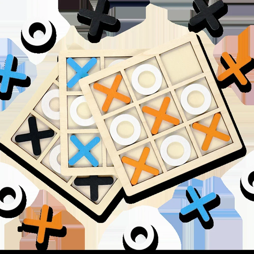 나무 XO Tic Tac Toe 게임 미니 체스 보드  - Kids Educational Game 3 리뷰 및 가격