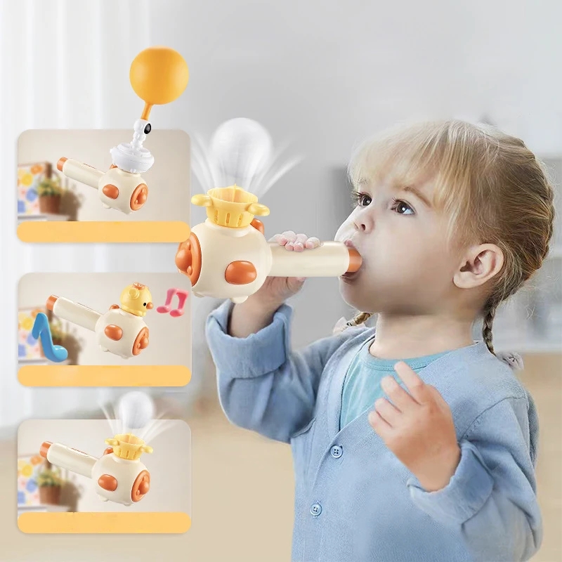휘파람 공을 가진 아이들을위한 몬테소리 장난감 부동 블 - Kids Nature Education 리뷰 및 가격
