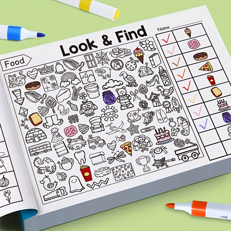 어린이 숨겨진 물건 색칠책 아이들 찾기 게임 색칠 및  - Kids Education Laptop 리뷰 및 가격