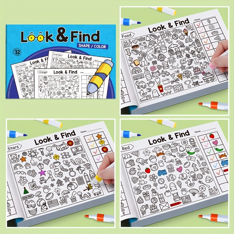 어린이 숨겨진 물건 색칠책 아이들 찾기 게임 색칠 및  - Kids Education Laptop 리뷰 및 가격