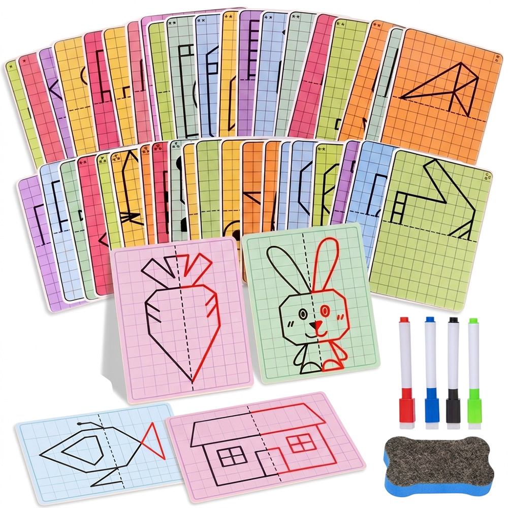 어린이 체크무늬 대칭 그림 장난감 30페이지 사전 쓰기 - Kids Education Laptop 리뷰 및 가격