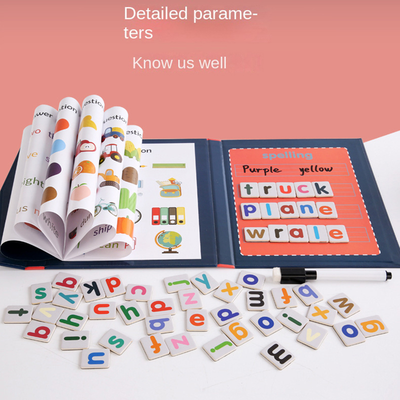 1pc 자기 자석 알파벳 철자 단어 퍼즐 게임 어린이를 - Kids Educational Games Learn English 리뷰 및 가격