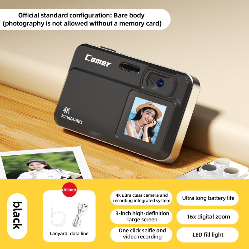 4K 디지털 카메라 16배 줌 카메라 HD 50MP 3 - Kids Education News 리뷰 및 가격