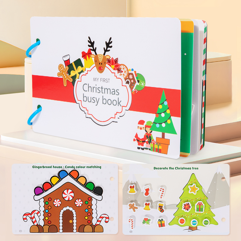 몬테소리 아기 활동북 할로윈 선물 크리스마스 장난감 나 - Kids Early Education Books 리뷰 및 가격