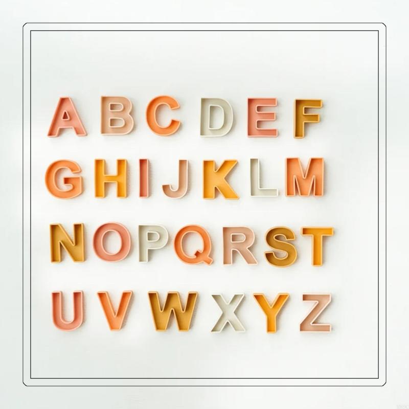 24pcs 9x7cm 실리콘 영어 편지 블록 세트 키즈 - Kids Educational Games Learn English 리뷰 및 가격