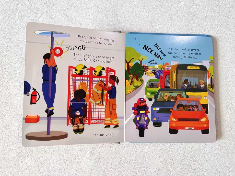 Usborne Peep Inside How A Fire - Kids Education Books 리뷰 및 가격