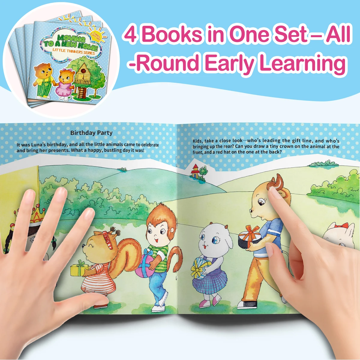 유아용 교육용 그림책 시리즈, 귀여운 만화 캐릭터, 부 - Kids Educational Games Learn English 리뷰 및 가격