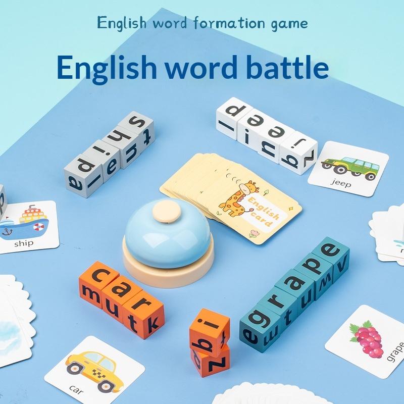 철자 큐브 단어 형성 게임 플래시 카드 세트 어린이를위 - Kids Educational Games Learn English 리뷰 및 가격