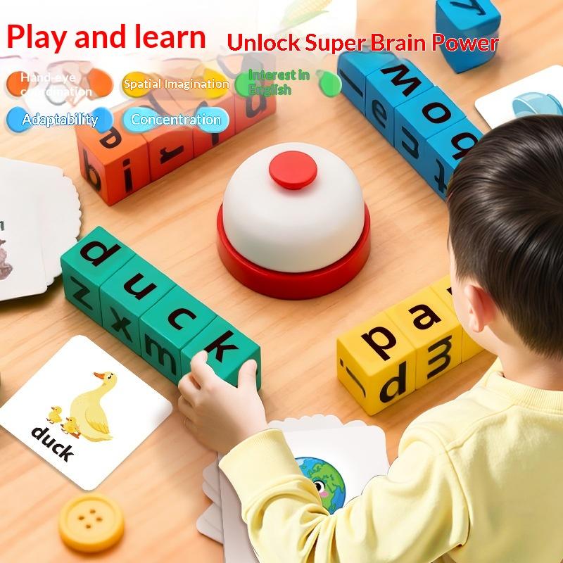 철자 큐브 단어 형성 게임 플래시 카드 세트 어린이를위 - Kids Educational Games Learn English 리뷰 및 가격