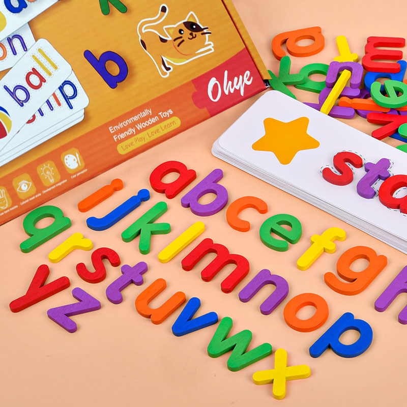 52pcs 영어 알파벳 맞춤법 단어 어린이를위한 나무  - Kids Educational Games Learn English 리뷰 및 가격
