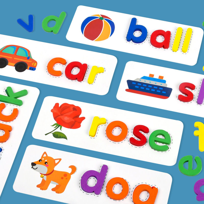 52pcs 영어 알파벳 맞춤법 단어 어린이를위한 나무  - Kids Educational Games Learn English 리뷰 및 가격