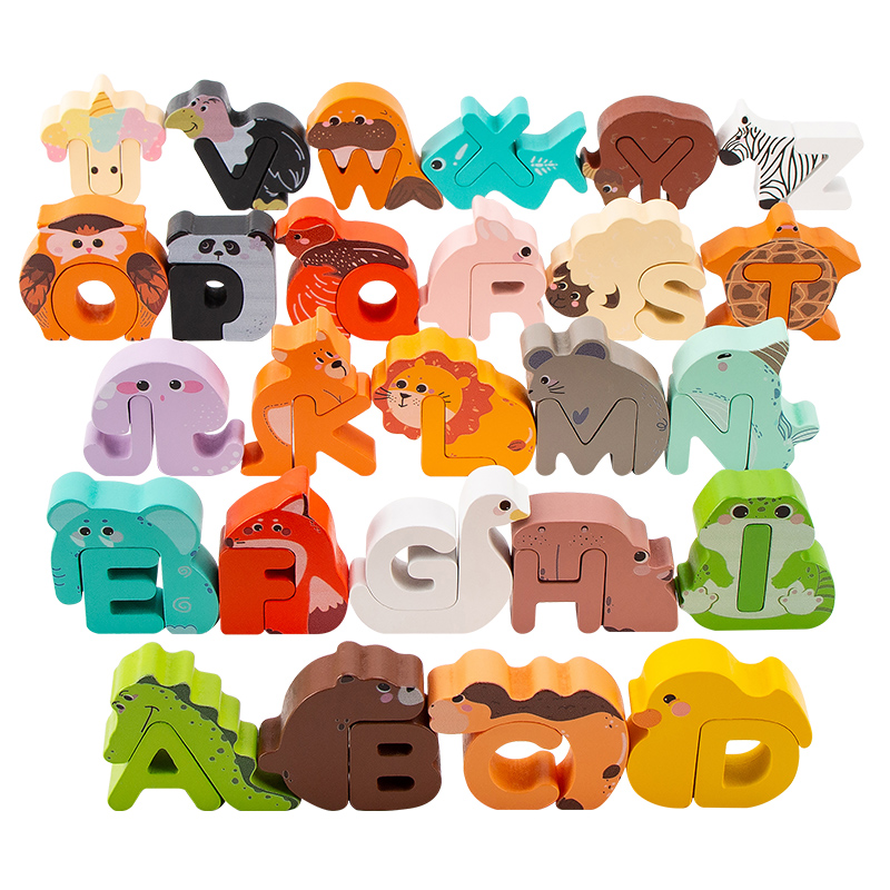 26개 나무 동물 알파벳 블록, A-Z 글자 쌓기 놀이 - Kids Educational Game 3 리뷰 및 가격