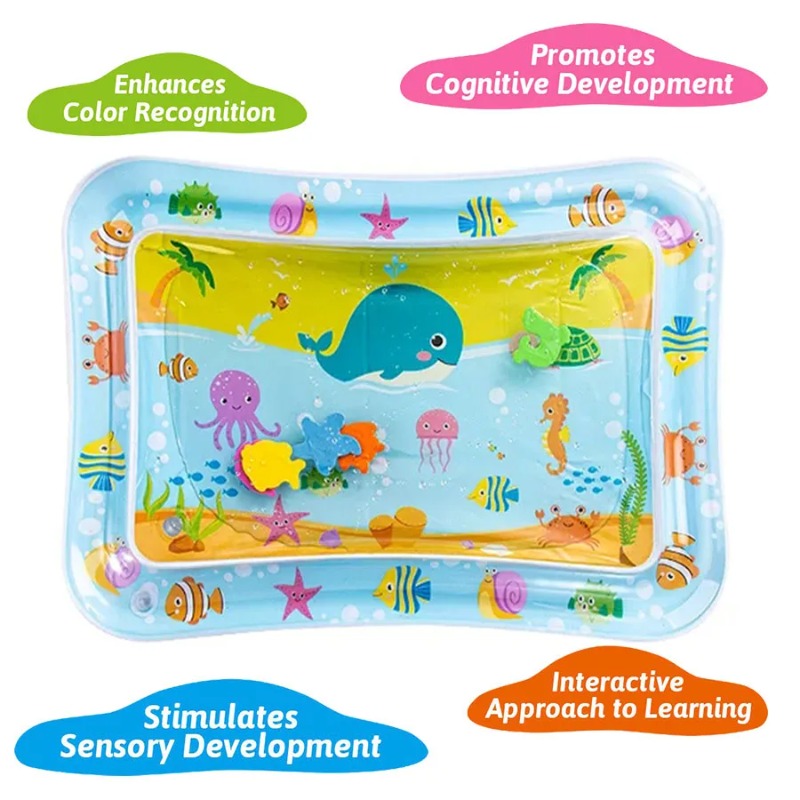 아기 물놀이 매트 풍선 쿠션 PVC 유아 터미타임 유아 - Kids Educational Mat 리뷰 및 가격