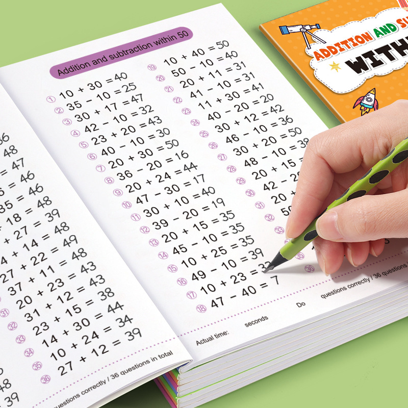 64페이지 산수 연습 문제집, 10, 20, 50, 1 - Kids Education Laptop 리뷰 및 가격