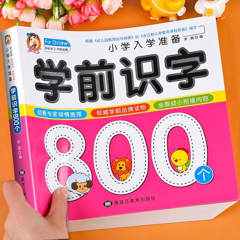 유치원 문해력: 800개의 한자 그림으로 읽기 배우기  - Kids Education Books 리뷰 및 가격