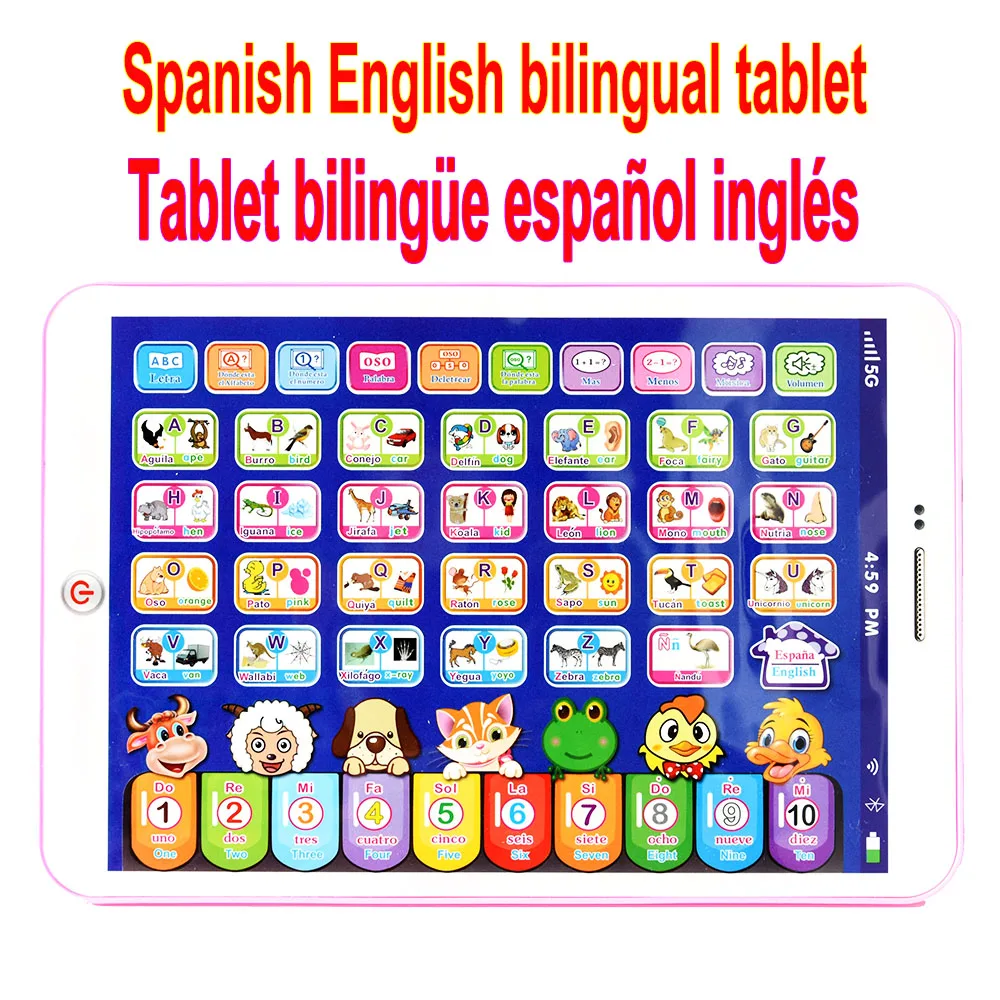 스페인어 알파벳 어린이 태블릿 포인트 읽기 터치 활성화 - Kids Education Laptop 리뷰 및 가격