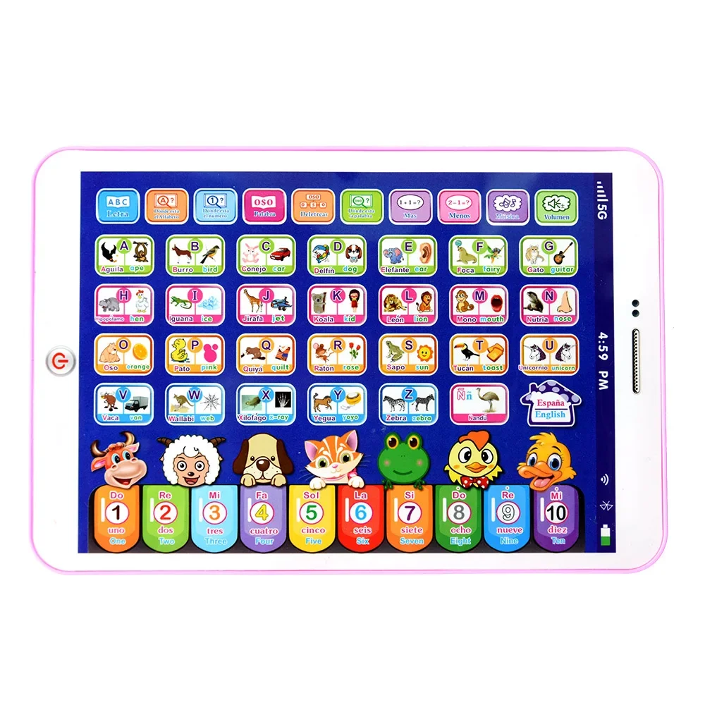 스페인어 알파벳 어린이 태블릿 포인트 읽기 터치 활성화 - Kids Education Laptop 리뷰 및 가격