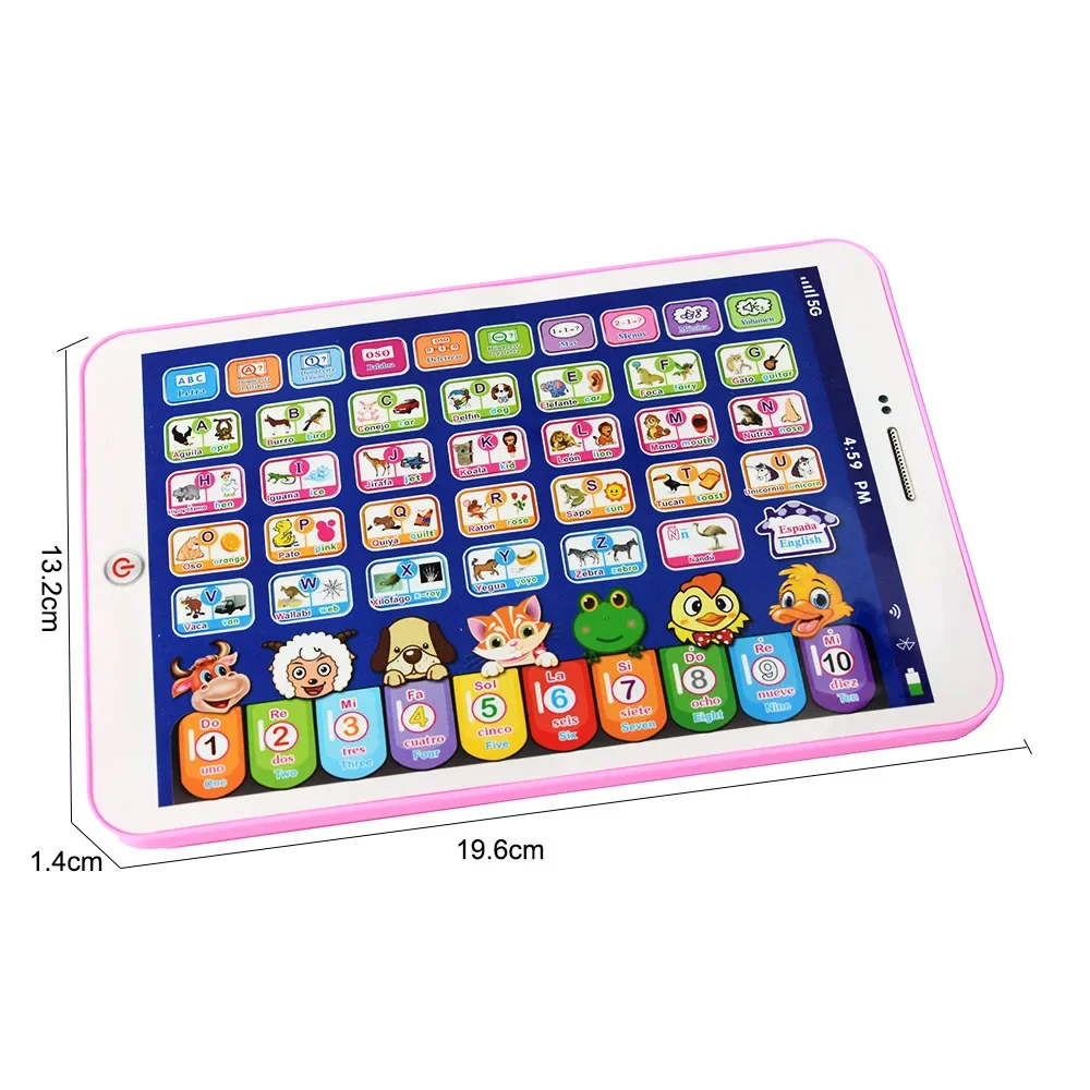 스페인어 알파벳 어린이 태블릿 포인트 읽기 터치 활성화 - Kids Education Laptop 리뷰 및 가격