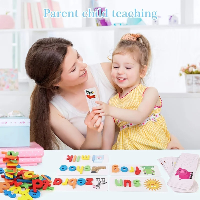 몬테소리 단어 장난감, 아이들을 위한 보기 및 철자 학 - Kids Education Words 리뷰 및 가격