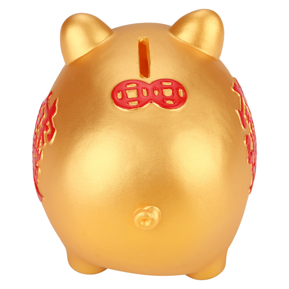 골든 귀여운 플라스틱 돼지 저금통, 작은 동전 돈, 현 - Kids Education Money 리뷰 및 가격