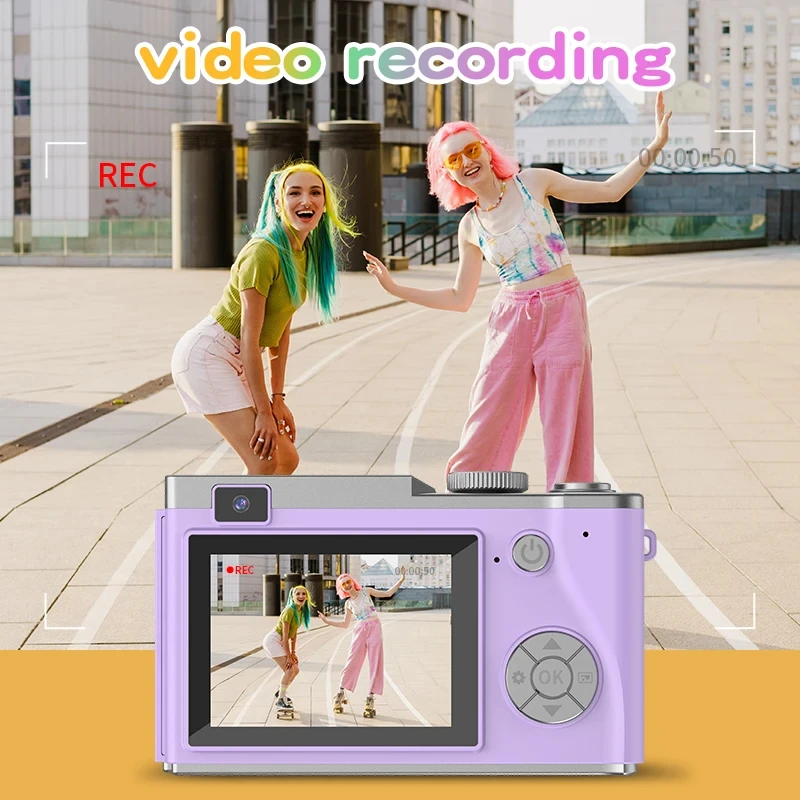 디지털 카메라 4K HD 키즈 카메라 48MP 자동 초 - Kids Education News 리뷰 및 가격