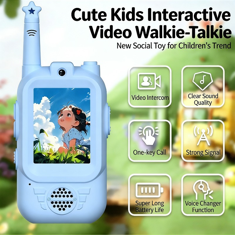 2PC 어린이 비디오 워키 토키 USB 충전 실내 야외 - Kids Education Recreation 리뷰 및 가격