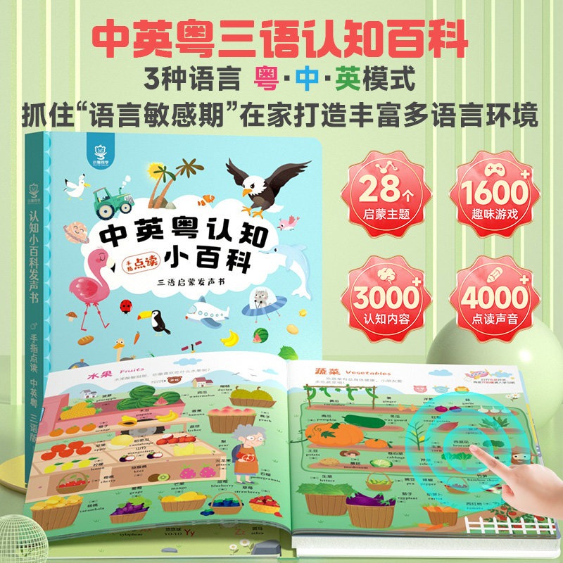 3개 언어 터치 사운드북 중국어 영어 광둥어 어린이 조 - Kids Early Education Books 리뷰 및 가격