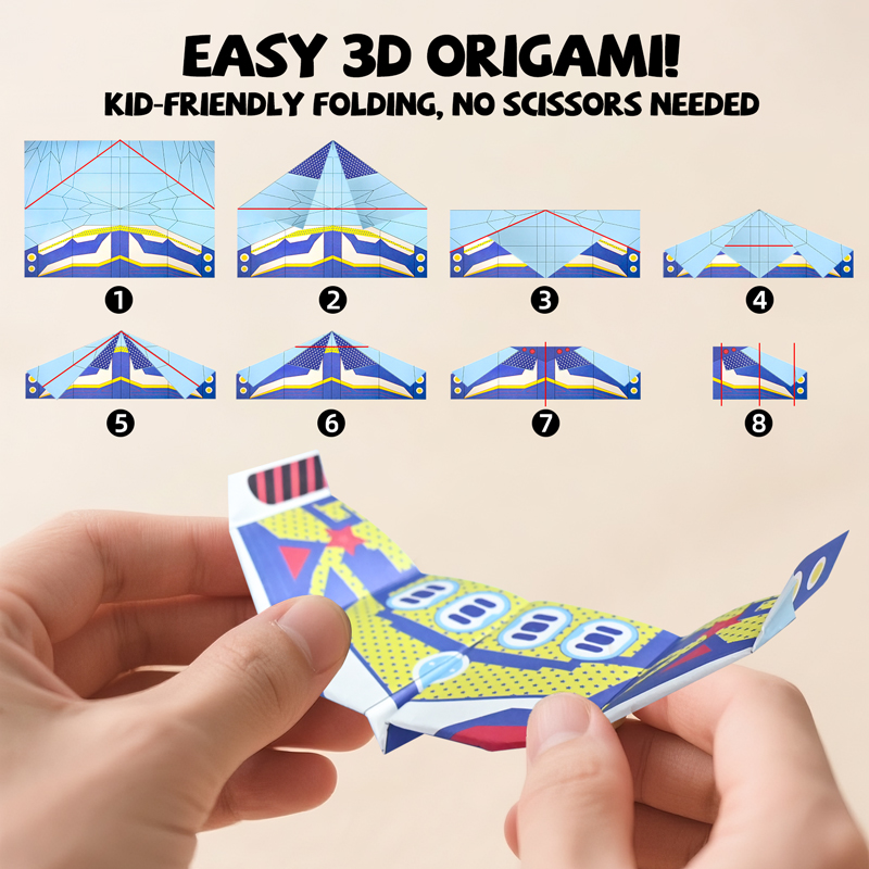 36장 종이비행기 종이접기 키트 STEM 교육용 DIY - Kids Educational Device 리뷰 및 가격