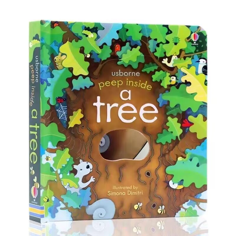 Usborne Peep Inside A Tree 3D  - Kids Early Education Books 리뷰 및 가격