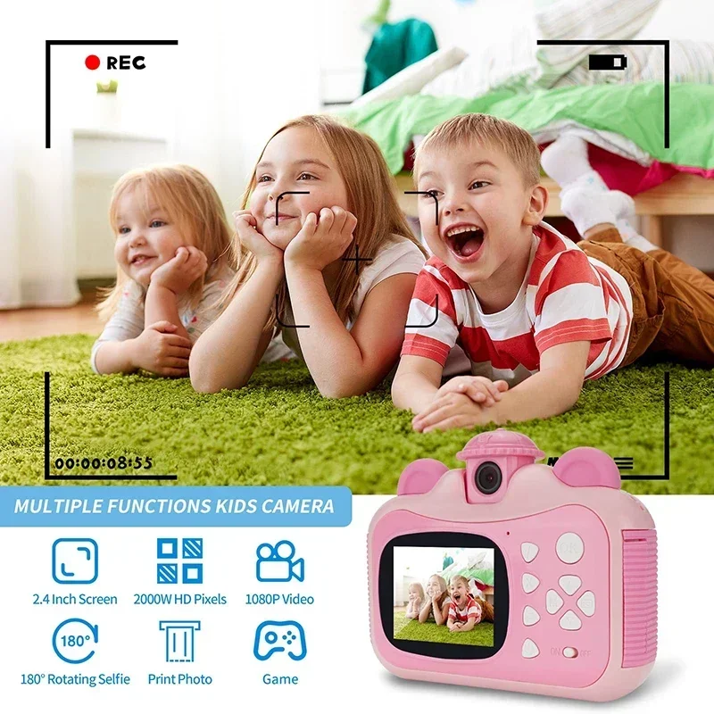 새로운 즉석 인화 카메라, 감열지 키즈 프린터, 디지털 - Kids Education News 리뷰 및 가격