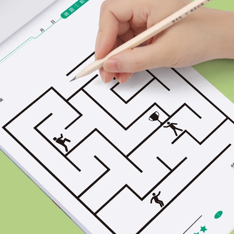 1 Pcs 어린이 집중력 미로 훈련 도서 학생 사고 개 - Kids Education Laptop 리뷰 및 가격