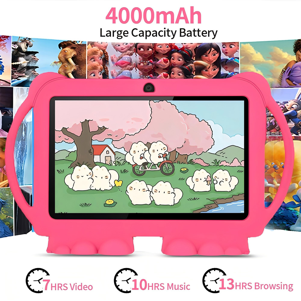 7인치 신형 안드로이드 어린이용 태블릿 쿼드 코어 4G - Kids Educational Games Learn English 리뷰 및 가격