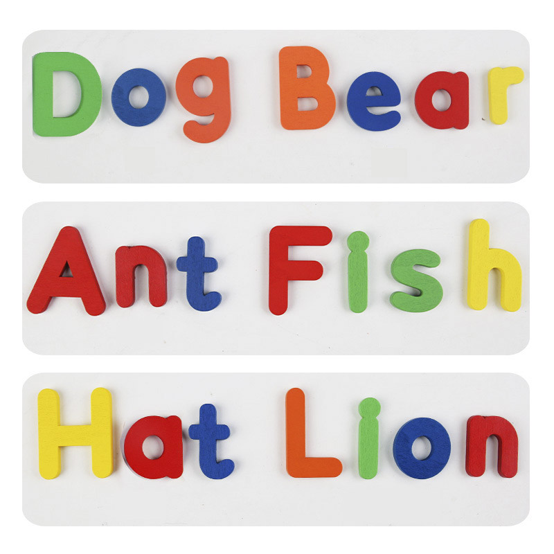 어린이 몬테소리 나무 영어 글자 세트, 대문자 소문자, - Kids Educational Games Learn English 리뷰 및 가격