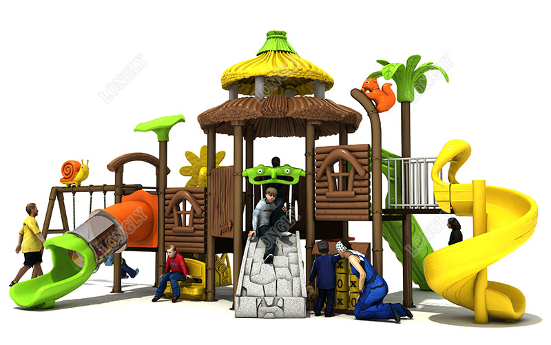 상업용 고대 스타일 어린이 놀이터 시설 플라스틱 슬라이 - Kids Education Recreation 리뷰 및 가격