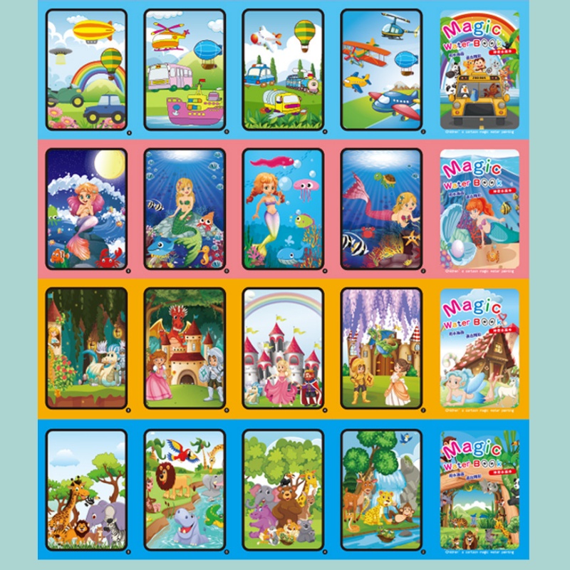 어린이 마법의 물 그림 책 몬테소리 재사용 가능한 색칠 - Kids Education Laptop 리뷰 및 가격
